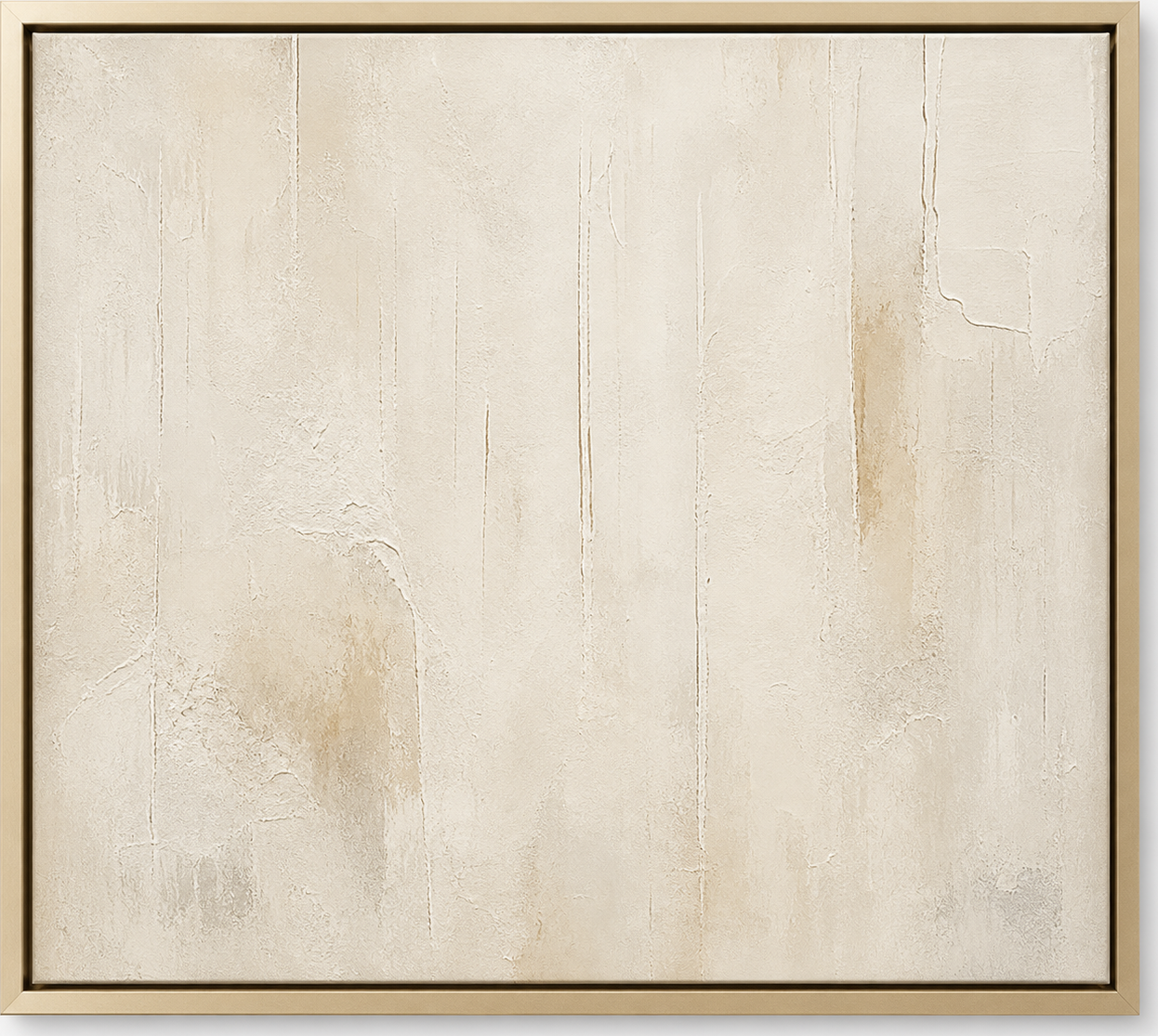 Ivory Minimal Tonal Abstract, original artwork by Studio Sakaia, made to order