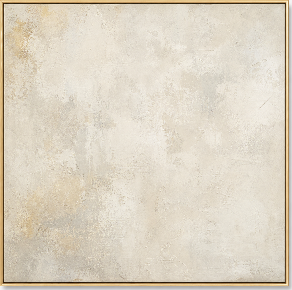 Ivory Plaster Minimal Abstract, original artwork by Studio Sakaia, made to order
