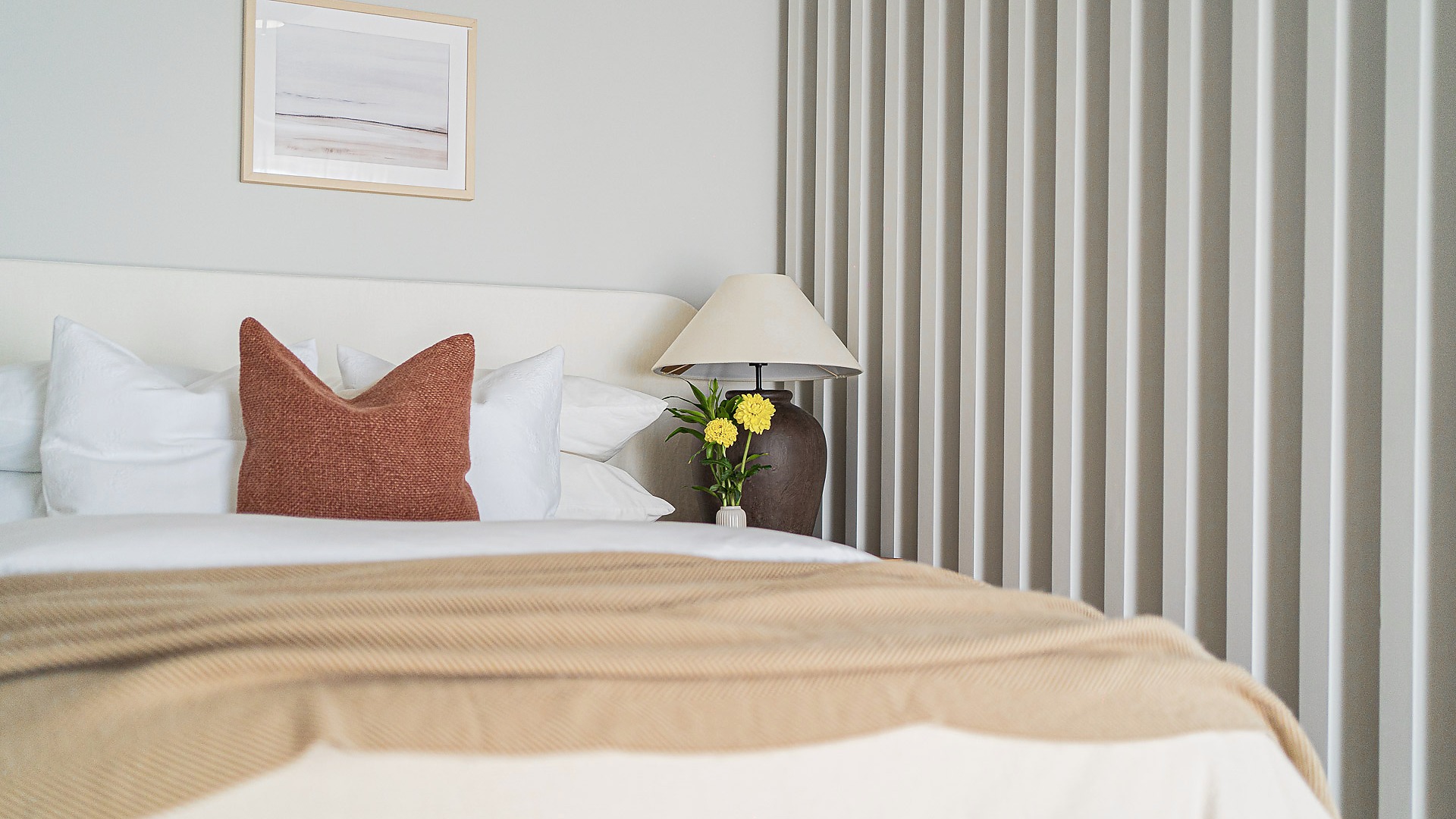 Studio 51 — master bedroom interior design, Bucharest Romania